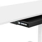 Uplite - Tiroir De Rangement Coulissant Ultra Fin Sous Le Bureau - Noir-Capacité de 10 kg : Sa construction robuste en acier peut supporter jusqu'à 10 kg.