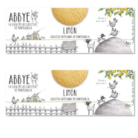 Abbye - biscuits artisanaux pur beurre au citron 140 g - paquet de 2-Préparés avec 30 % de beurre pur pour une saveur riche et authentique