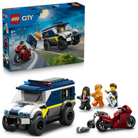 LEGO - City Police Le fourgon pénitentiaire-Ensemble LEGO City Le fourgon pénitentiaire pour les enfants de 6 ans et plus