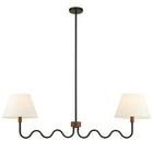 Modway - Sunlit Gribouillis à 2 bras Lumière suspendue - Noir noyer-ETL inscrit et approuvé