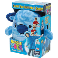 Huggle - Pets Sweat à capuche et peluche bleus-Sweat-shirt à capuche ultra-doux, moelleux et surdimensionné pour les enfants!