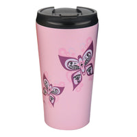 Oscardo - Tasse de voyage avec motif artistique autochtone Celebration of Life de Francis Dick-Motif d’art autochtone authentique - Met en valeur des œuvres sous licence créées par des artistes des Premières Nations, Inuit et Métis de partout au Canada, célébrant la richesse des cultures autochtones et leur créativité