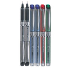 Pilot - Stylos à bille roulante Hi-Tecpoint Grip V5 – couleurs variées – paquet de 6-La prise caoutchoutée permet un contrôle d'écriture en tout confort  