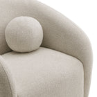 Modway - Holland Pivot Tissu chenille Fauteuil - Gris colombe-8