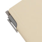 Gry Mattr - Cahier de notes avec stylo - Crème - A5-La fermeture élastique maintient les pages en place