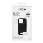 AXS - Essential Bundle Étui PROTech Plus, Protecteur d'écran et chargeur mural 20W pour Apple iPhone 15 Pro-PROTech Plus - Résistant aux chutes jusqu’a 10 pieds