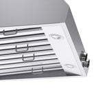 KUCHT KRH300-SS-C 30 po Hotte murale - avec commandes numériques - 900 CFM - Acier inoxydable-Équipée de deux lampes DEL, cette hotte au design sans soudure offre une meilleure visibilité pendant la cuisson et rehausse l’apparence de votre cuisinière Kucht de style professionnel