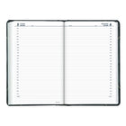 Brownline - 2027 agenda quotidien Traditional – 13 3/8 po x 8 po po – vert marbré-Reliure cousue avec couverure rigide marbrée vert. Épine et coins noirs