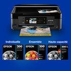 Epson - T200 Cartouche d'encre - Grande capacité - Cyan-Les encres DURABrite Ultra produisent une qualité d'image superbe qui résiste à l'eau, à la décoloration et aux bavures pour des impressions durables