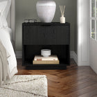 Hudson&Canal - Table de chevet Karten 24" - Grain noir-Caractéristiques assemblage facile