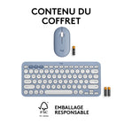 Logitech - Pebble 2 Combo for Mac, clavier et souris sans fil - Blue-10