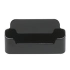 Deflecto - Porte-cartes d’affaires simple Sustainable Office  - noir-Polystyrène noir