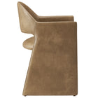 Modway - Talia Cuir végane Fauteuil à manger - Toast-Entièrement assemblé