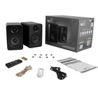 Kanto – Haut-parleurs étagères amplifiés YU4 avec Bluetooth et pré-ampli phono, noir mat-Les haut-parleurs Kevlar de 4 po et les haut-parleurs d'aigus à dôme en soie de 1 po offrent des aigus cristallins et des médiums équilibrés à merveille
