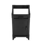 Modway - Steamforge 18" Armoire de toilette de salle de bain (lavabo non inclus) - Noyer noir-Construction en métal, placage de bois et MDF