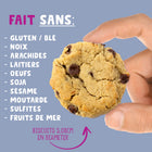 Allergy Smart - Biscuits - Pépites de chocolat - 28g - 40 Pack-Farine D’avoine Sans Gluten, Sucres (cassonade*, Sirop D’érable, Sucre Inverti*, Sirop De Tapioca), Brisures De Chocolat (sucre, Chocolat Non Sucré, Beurre De Cacao), Shortening Durable Du Palmier, Extrait De Vanille, Arôme De Vanille, Poudre À Pâte Sans Aluminum, Sel D’himalaya, Bicarbonate De Soude Sans Aluminum.
*ingrédients Biologique