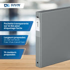Davis Group Super économie, Reliure à anneaux ronds 1 po, paquet de 6 – Gris-Anneau Rond, Non-Verrouillage