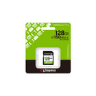 Kingston Carte SD  128 Go Canvas Select Plus G3-Enregistre les images et les vidéos aux formats Full HD (1 080p) et 4K HD