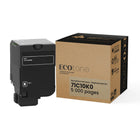 Ecotone Lexmark 71C10K0 Cartouche de toner remanufacturée - Rendement élevé - Noir-Le rendement élevé réduit la fréquence des remplacements et les coûts d'impression