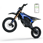Gyrocopters - Moto électrique tout-terrain DX1 pour adultes - Vitesse 65 km/h, autonomie PAS 83 km - Bleu-Ressentez une montée d'adrénaline immédiate grâce à un moteur haute performance délivrant une puissance de crête impressionnante de 3 000 W