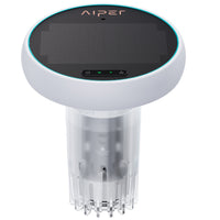Aiper - HydroComm Moniteur de qualité de l'eau à énergie solaire pour piscines - Surveille le TDS, l'EC, le pH, la température et l'ORP-Surveillance intelligente en temps réel : mesure continue des paramètres clés de l'eau. Consultez instantanément les résultats dans l'application Aiper pour obtenir à tout moment des informations précises sur la qualité de votre piscine