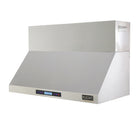 KUCHT KRH4821A 48 po Hotte murale - 1200 CFM - Acier inoxydable-Équipée de deux lampes DEL de 1,5 W, cette hotte au design sans soudure offre une meilleure visibilité pendant la cuisson et rehausse l’apparence de votre cuisinière Kucht de style professionnel