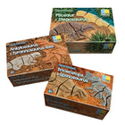 Yellow Door - YUS1230 Creusez et Découvrez - Ensemble de Dinosaures-Fabriqués à partir d'un mélange de pierre durable, les enfants adoreront déterrer ces fossiles du sable ou du sol et les assembler, développant ainsi leurs compétences d'observation, de raisonnement spatial et de pensée critique.