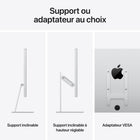 Apple -  Studio Display 27 po 5K Écran Retina doté d’un support inclinable et verre standard-Votre Studio Super Branché: \Les deux ports Thunderbolt 5 vous servent à connecter des accessoires haute vitesse, relier en série jusqu’à quatre moniteurs et même profiter de la recharge rapide sur les portables Mac