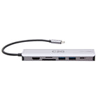 C2G - Station d’accueil USB-C vers HDMI Mini - Gris-Deux ports de données USB-A supportent un débit maximal de transfert de données de 5 Gbps par port