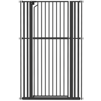 PawHut - Barrière pour animaux extra haute 63 po, barrière de sécurité bébé réglable 30-41 po l-Conception extra haute de 63 po empêche les animaux de sauter facilement par-dessus
