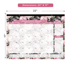 Blueline - 2027 Calendrier sous-main mensuel Ruban rose - rose - 22 po x 17 po - bilingue-La collection Ruban rose contribue à soutenir la lutte contre le cancer du sein