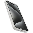 OtterBox - Symmetry MagSafe Coque pour iPhone 15 Pro 2023 - Transparente-Les bords surélevés autour de la caméra protègent contre les coups violents