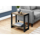 Monarch Specialties - 2083 Table D'Appoint - 22 po H/Taupe Fonce/Metal Noir-5