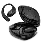 échelon - RoundSound OpenEar Écouteurs sans fil, Noir-Conception à oreille ouverte ultra légère Profitez d'un ajustement sûr et confortable avec un port sans pression pour une utilisation toute la journée