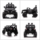 Aosom - camion jouet tout-terrain 12v pour enfants - noir-45 minutes de jeu continu une fois complètement chargé, selon la vitesse et l'utilisation 