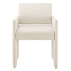 Modway - Daven Cuir végane Fauteuil à manger in Albâtre-7