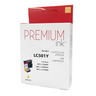 Premium Ink - Brother LC501 Lot de 4 cartouches d'encre alternatives - Rendement Standard - CMYK-Conçu comme une solution Premium Ink de remplacement à la famille de cartouches Brother LC501 à rendement standard pour une impression quotidienne fiable à la maison ou au bureau
