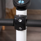 Soozier - Stepper appareil d’exercice avec guidon, blanc et bleu-Structure en acier avec revêtement en poudre pour plus de stabilité 