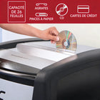 GBC - Broyeur Momentum Paper Super Cross-Cut - 26 feuilles-La technologie Active Sensing Anti-Blocage aide à prévenir les blocages avant qu’ils ne surviennent