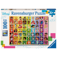 Ravensburger - La palette de couleurs Disney Puzzle 100 pièces XXL-100 pièces