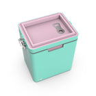 Permasteel - Glacière portable 14 pintes avec double option de transport - menthe-Couvercle multi-usage entièrement amovible, pouvant être utilisé comme plateau