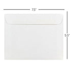 JAM Paper Enveloppes format livret à rabat droit gommé, 5 1/2 x 7 1/2 po, blanches, 200 par paquet-Parfait pour les cartes de vœux, les invitations, les mariages ou toute autre annonce