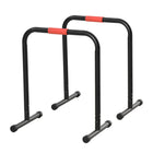 Soozier - Ensemble De 2 Barres Parallèles - Station De Dips Et Pompes Pour Entraînement Complet À Domicile - Noir-Cadre en acier durable avec une capacité de charge de 264 lb    