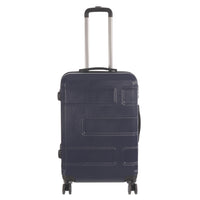 Nicci - 24" Valise de taille moyenne  Deco - Bleu Foncé-Coque extérieure en ABS