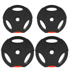Soozier - Disques de poids, lot de 4, 2 x 17 lb + 2 x 11 lb-Comprend 2 plaques de poids de 17 lb (7,5 kg) et 2 plaques de poids de 11 lb (5 kg)