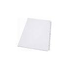 Apak - Onglet alphabétique Apak -  Lettre B -  blanc -  8 1/2 po x 11 po -  coupe 1/26 -  non perforé -  25 par paquet-Couleur: Blanc