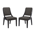 Modway - Cambridge Tissu rembourré Chaises de salle à manger Ensemble de 2 - Gris-Chaises de salle à manger modernes