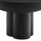 Modway - Caspian Béton rond Table basse - Noir-8