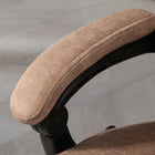 Vinsetto - Fauteuil de massage inclinable pour bureau à hauteur réglable et repose-pieds - marron-Tissu effet velours pour le style et le confort 