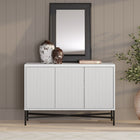 Hudson&Canal - Buffet Brighton 48" de largeur - Blanc-Caractéristiques assemblage facile